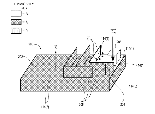 Microsoft Patent | Vapor Chamber That Emits a Non-Uniform Radiative Heat Flux