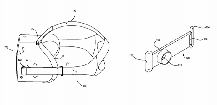 Facebook Patent | Strap arm of head-mounted display with integrated audio port