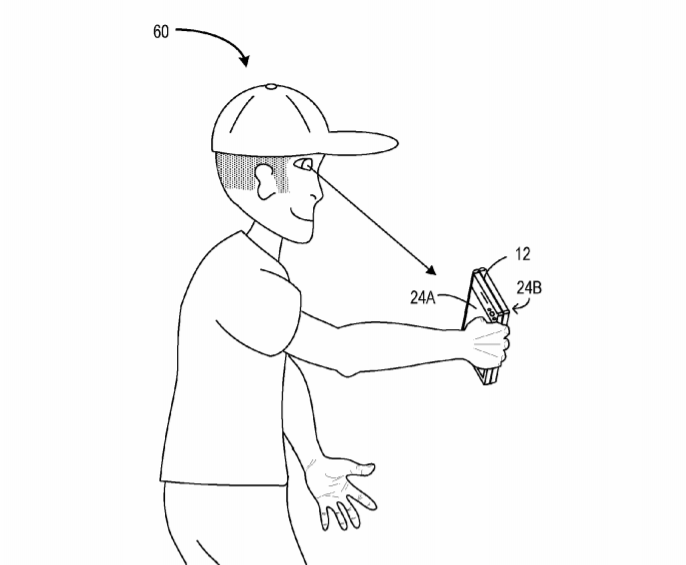 Microsoft Patent | Detecting User Focus On Hinged Multi-Screen Device