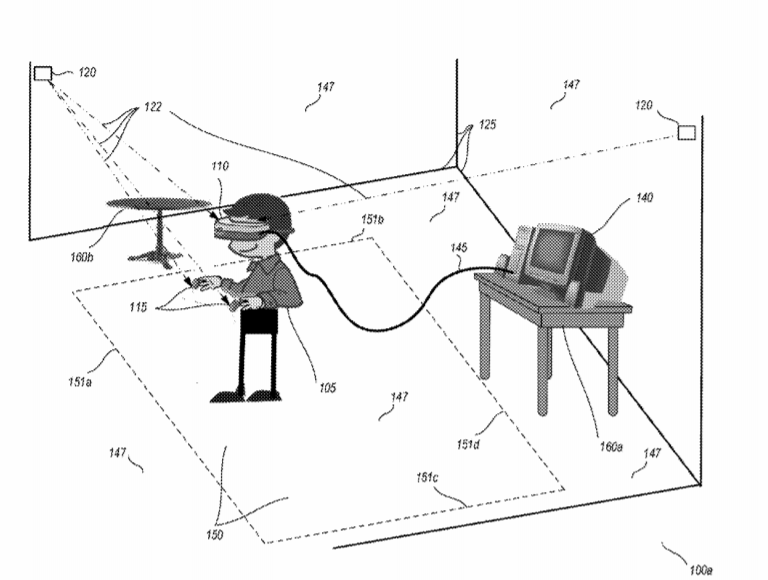 Valve Patent | Using Tracking Of Display Device To Control Image Display