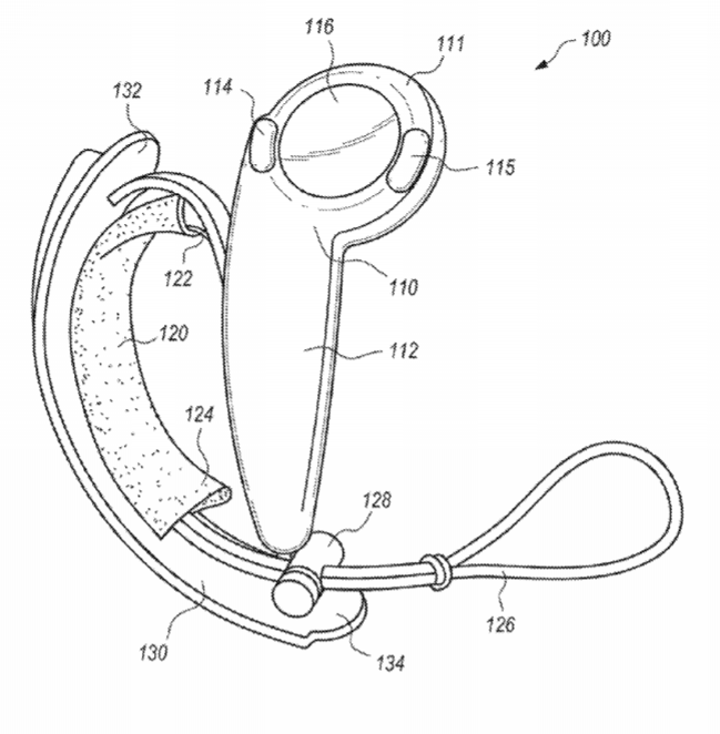 Valve Patent | Electronic Controller With Hand Retainer And Finger Motion Sensing