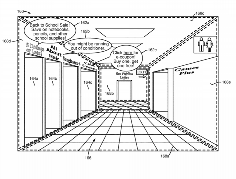 Qualcomm Patent | Display Of A Live Scene And Auxiliary Object