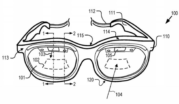 Google Patent | Curved Optical See-Through Thin Freeform Lightguide With Large Field Of View In Eyewear Formfactor