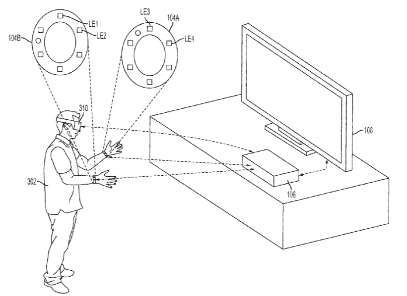Sony Patent | Gaming Device With Rotatably Placed Cameras