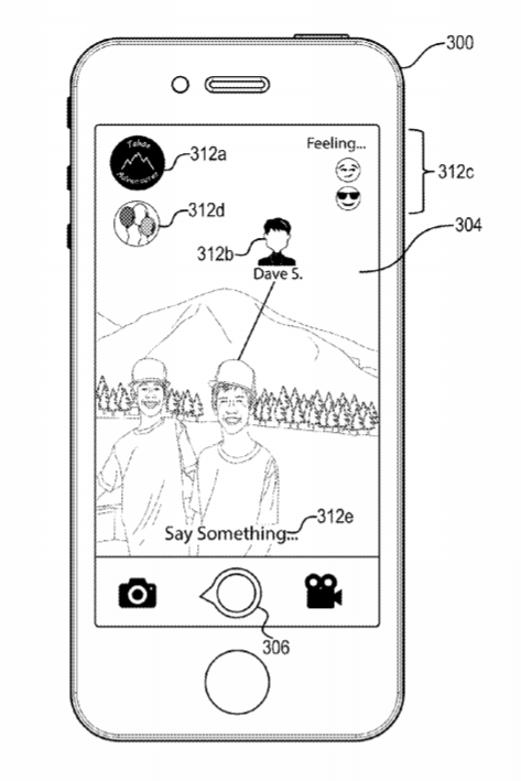 Facebook Patent | Discovering Augmented Reality Elements In A Camera Viewfinder Display