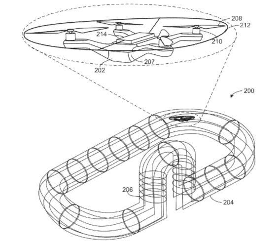 Intel Patent | Wirelessly Powered Unmanned Aerial Vehicles And Tracks For Providing Wireless Power