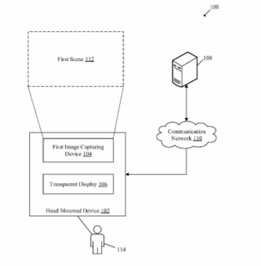 Sony Patent | Display Of Information Related To Audio Content Based On Ambient Lighting Conditions