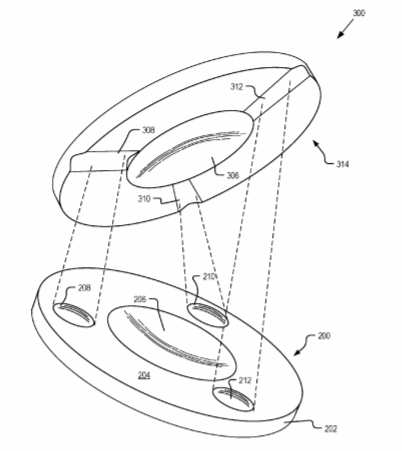 Facebook Patent | Kinematic couplings for optical elements