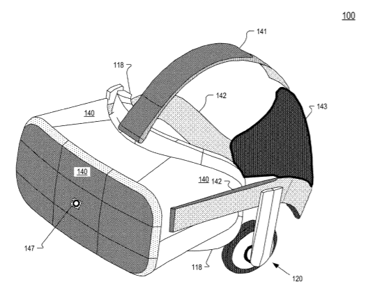 Facebook Patent | Virtual camera position for head mounted display