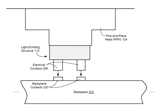 Facebook Patent | Light-emitting structure alignment preservation in display fabrication