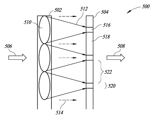 Valve Patent | Micro-lens array polarization recycling optic for illumination optics