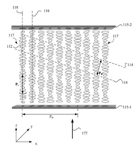 Facebook Patent | Polarization selective optical element and fabrication method